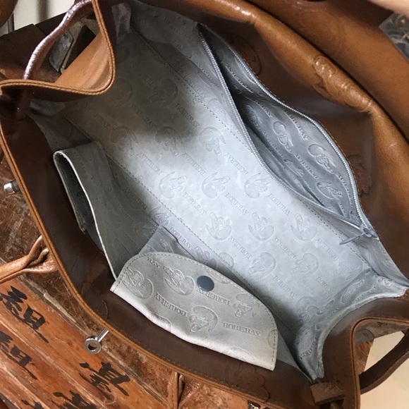 Rare Roreray leather bag w mermaid design Birkin - Picture 7 of 8